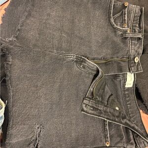 Abercrombie & Fitch Dark Gray Jean Shorts